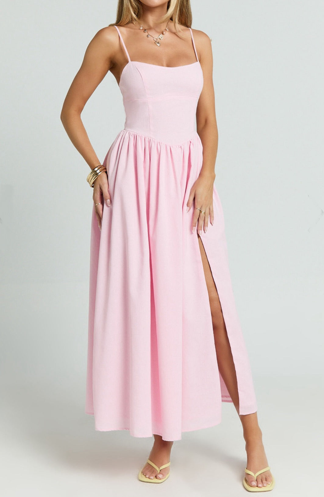 Summer whisper Cotton Midi Dress