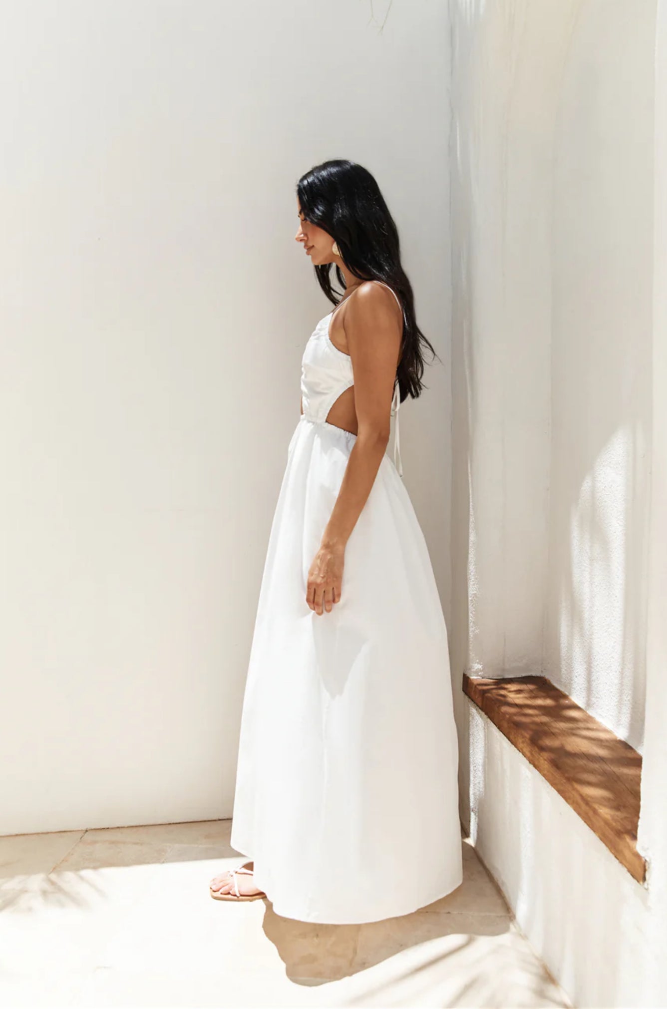Trail Maxi Dress White