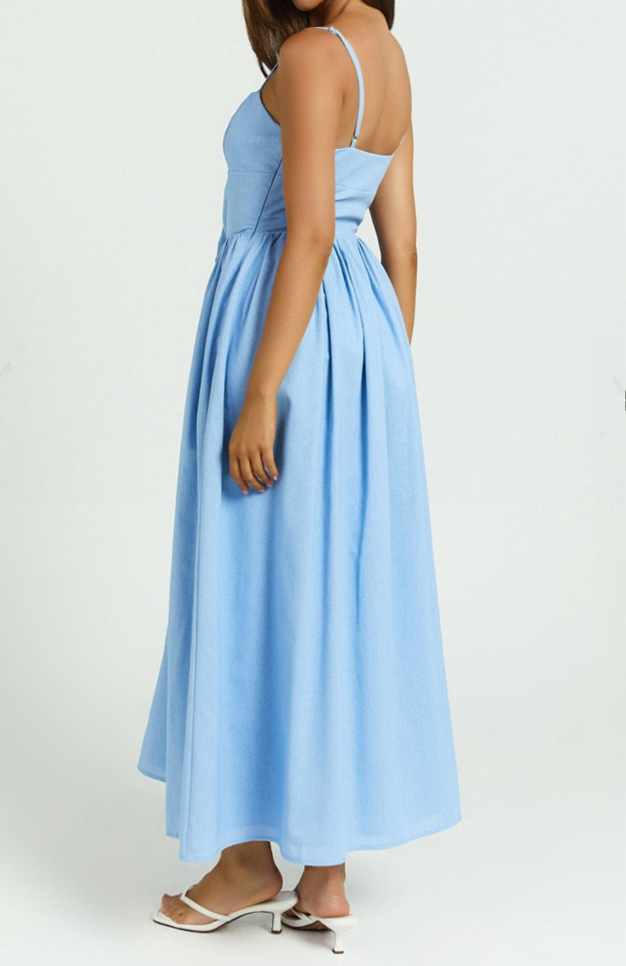 Summer whisper Cotton Midi Dress