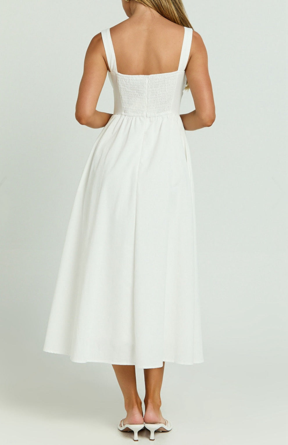 Sunny Attire white Maxi Dress