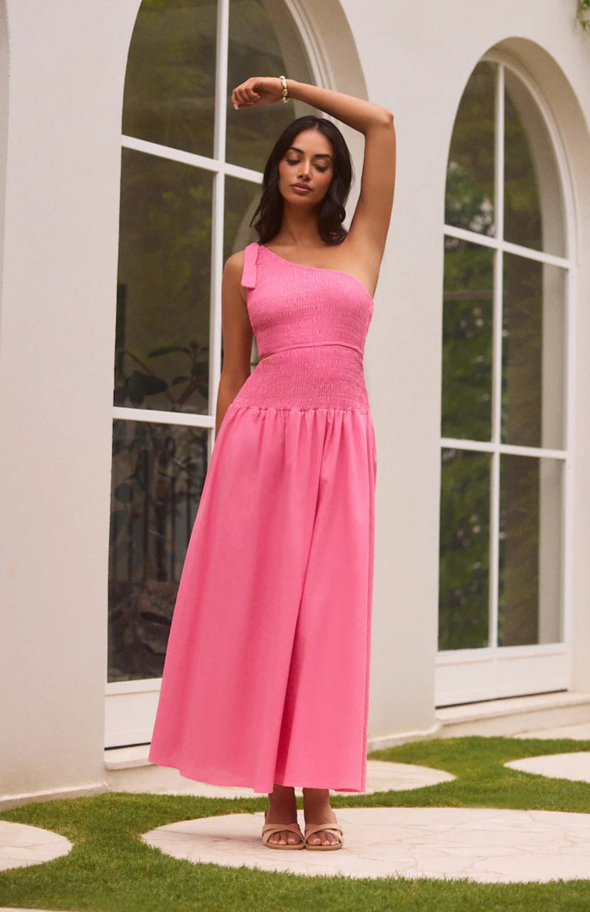 Daffodil Pink Summer Dress