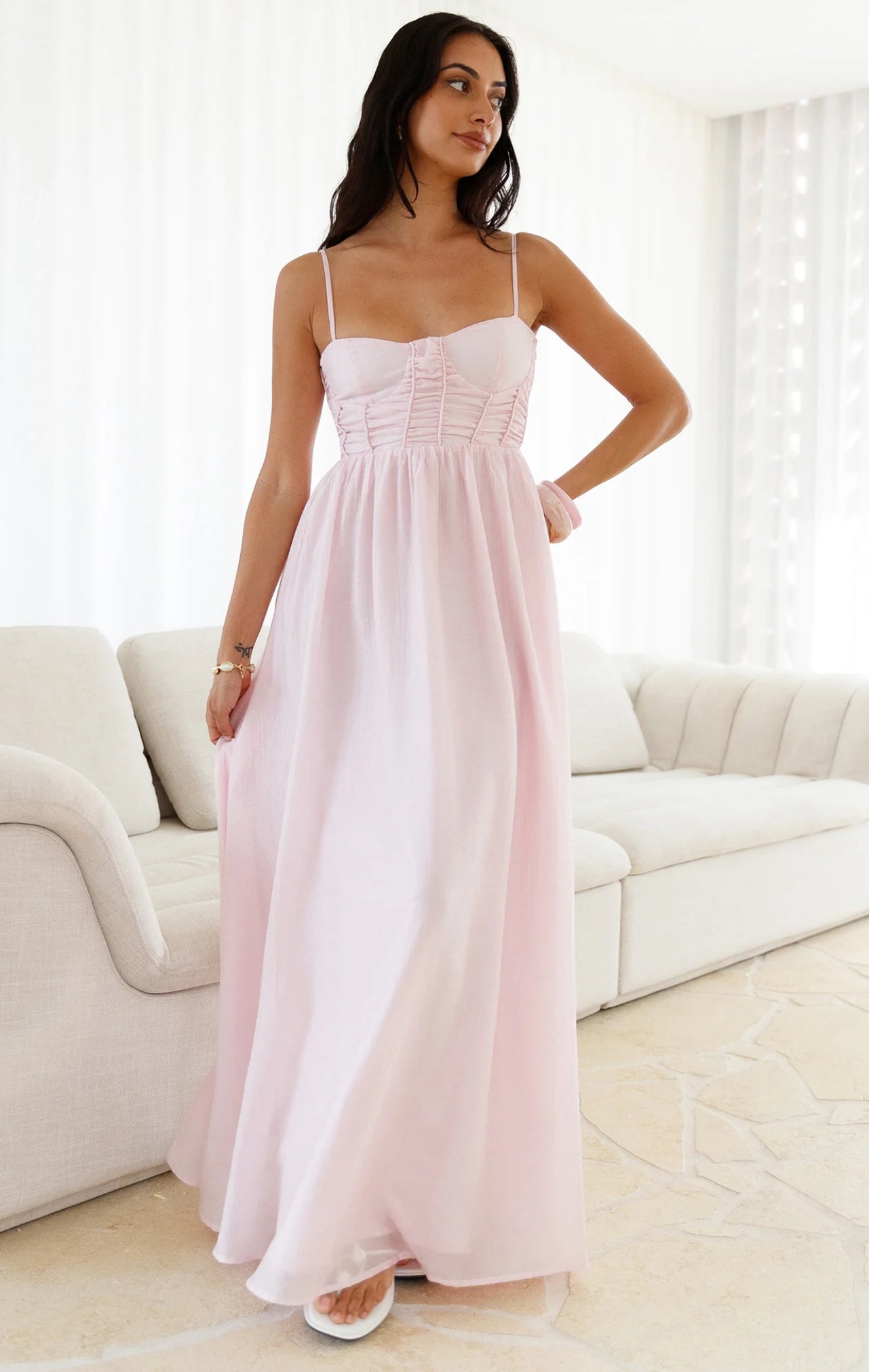 Darling Dear Maxi Dress Pink