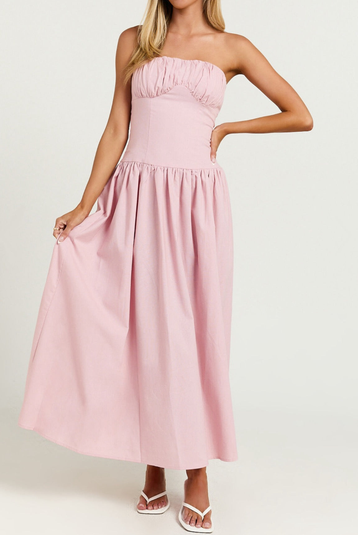 Fairy Long Pink Dress