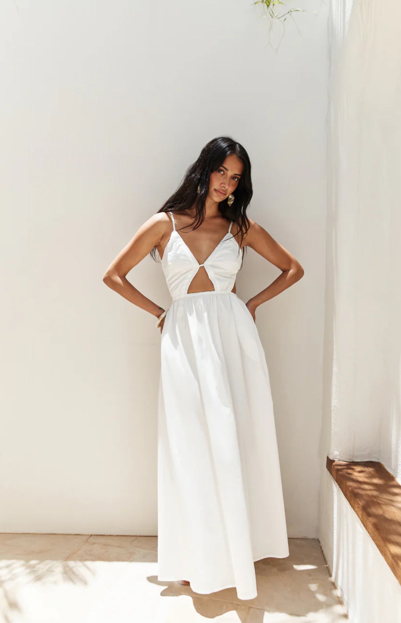 Trail Maxi Dress White