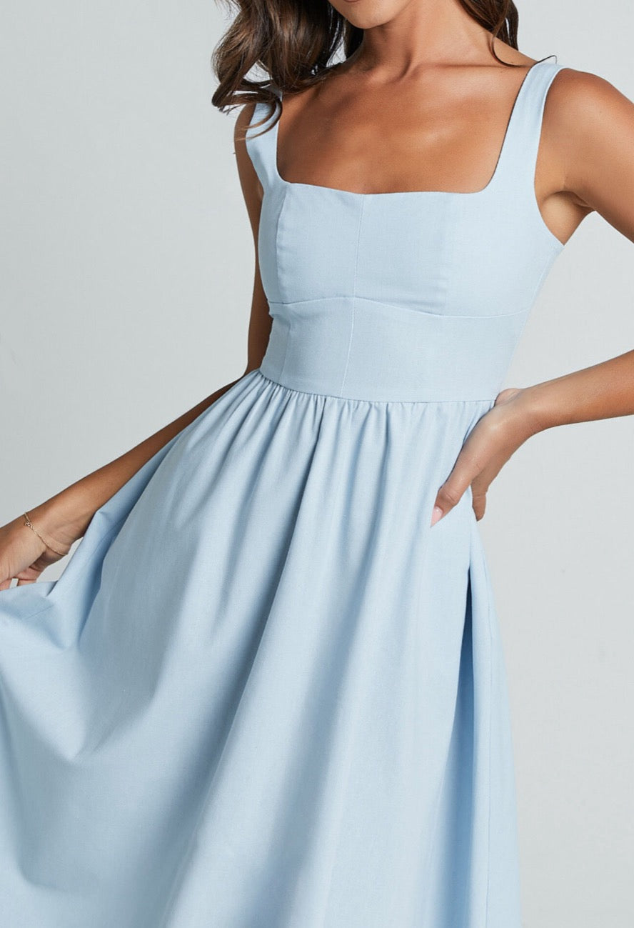 Sunny Attire Blue Maxi Dress