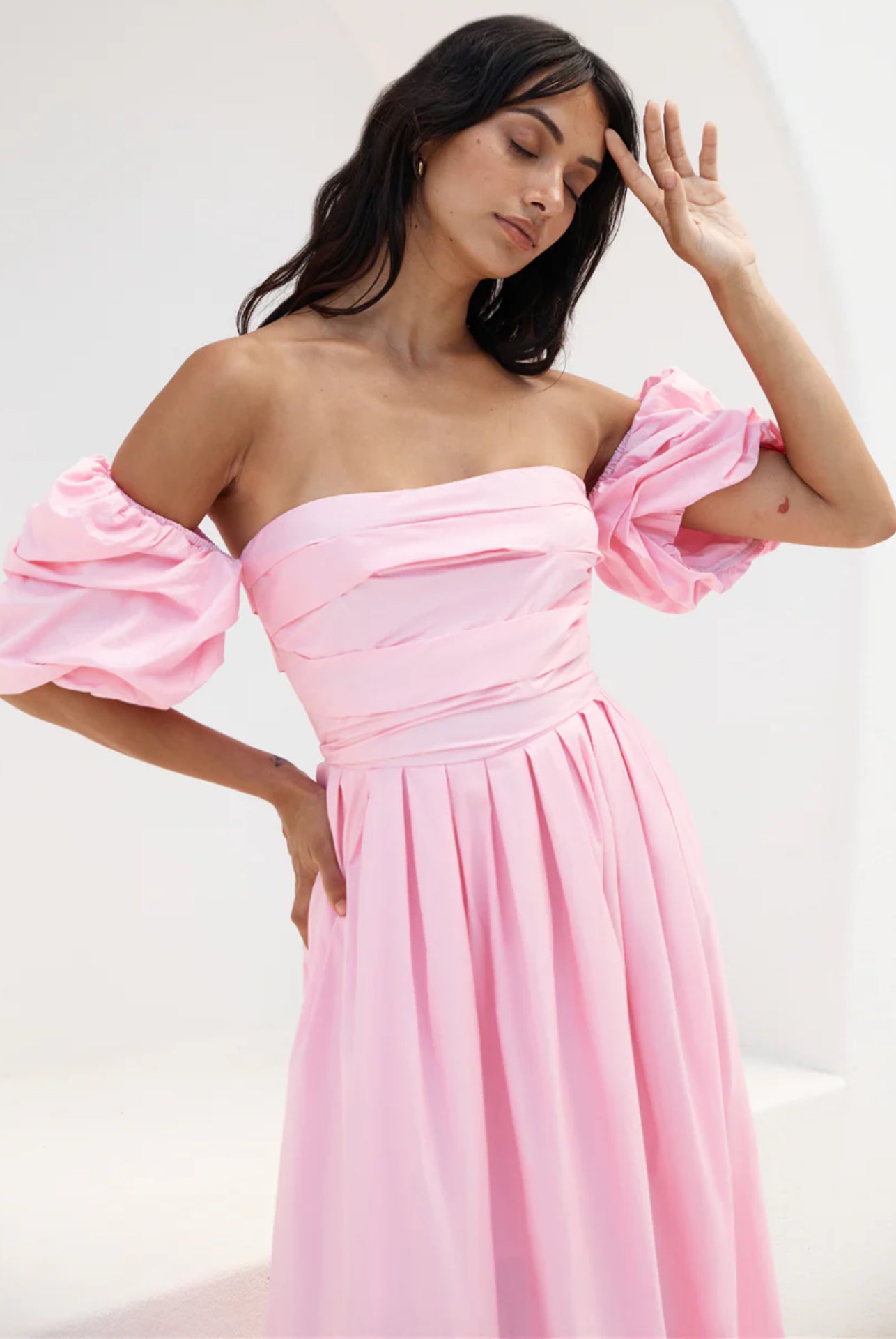 Puffy Balloon Pink Dress
