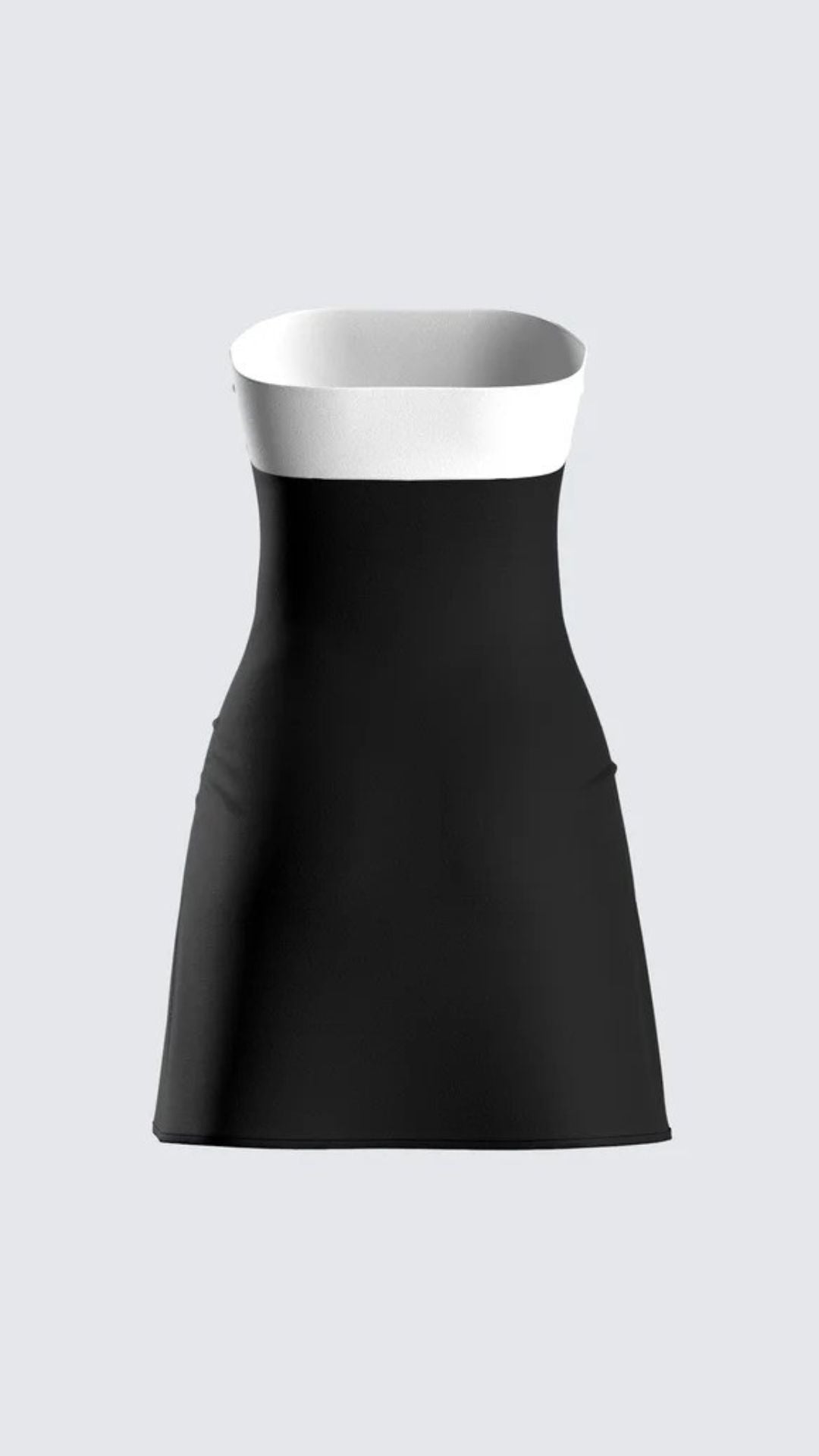 Monochrome Tube Dress