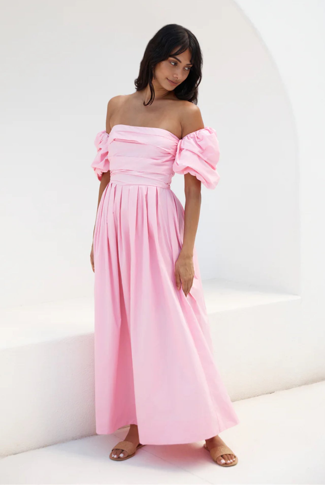 Puffy Balloon Pink Dress