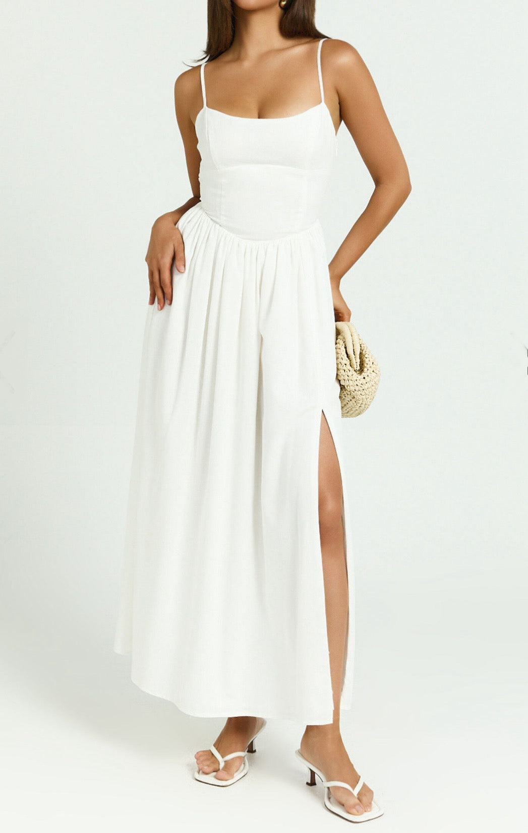 Summer whisper Cotton Midi Dress