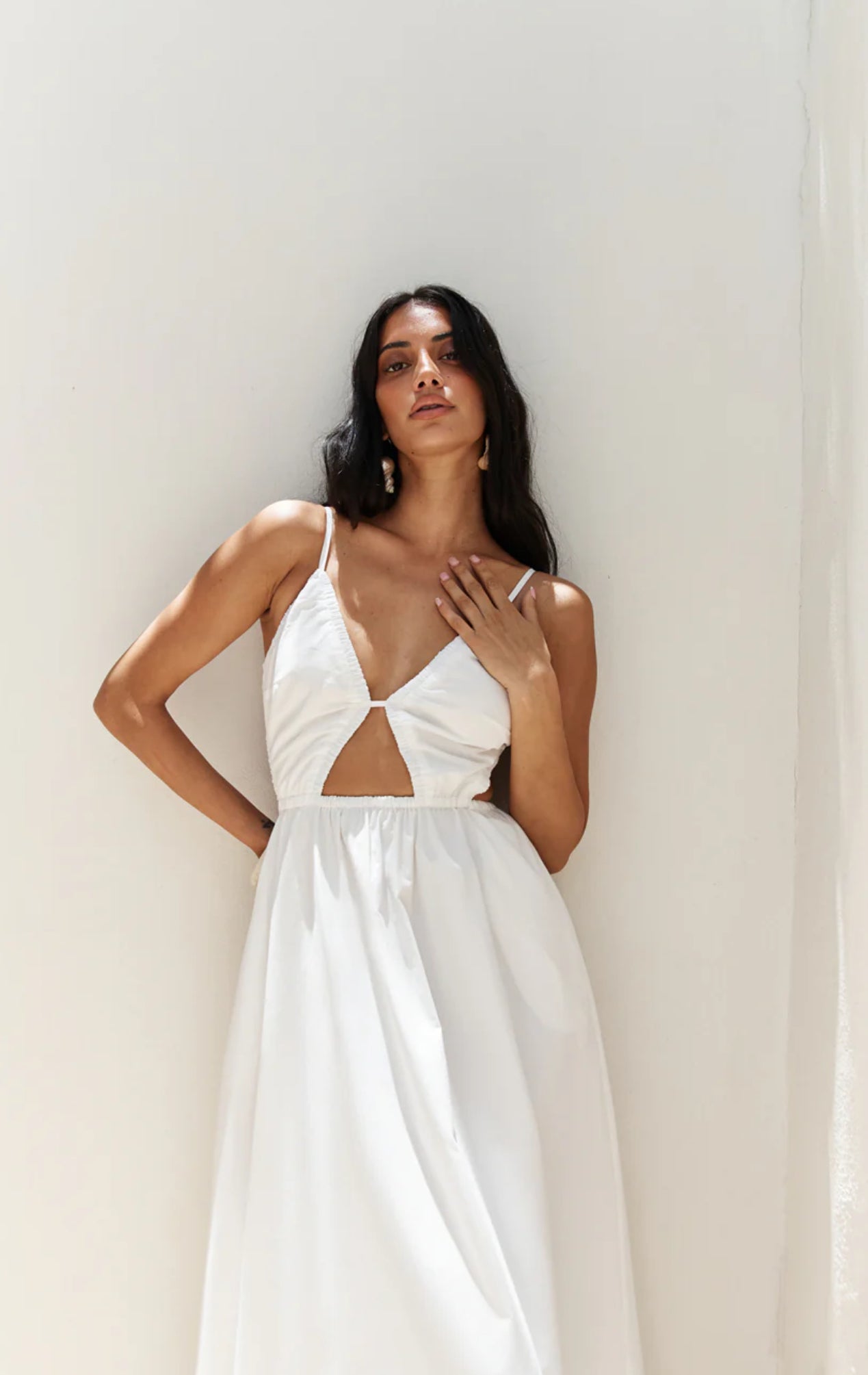 Trail Maxi Dress White