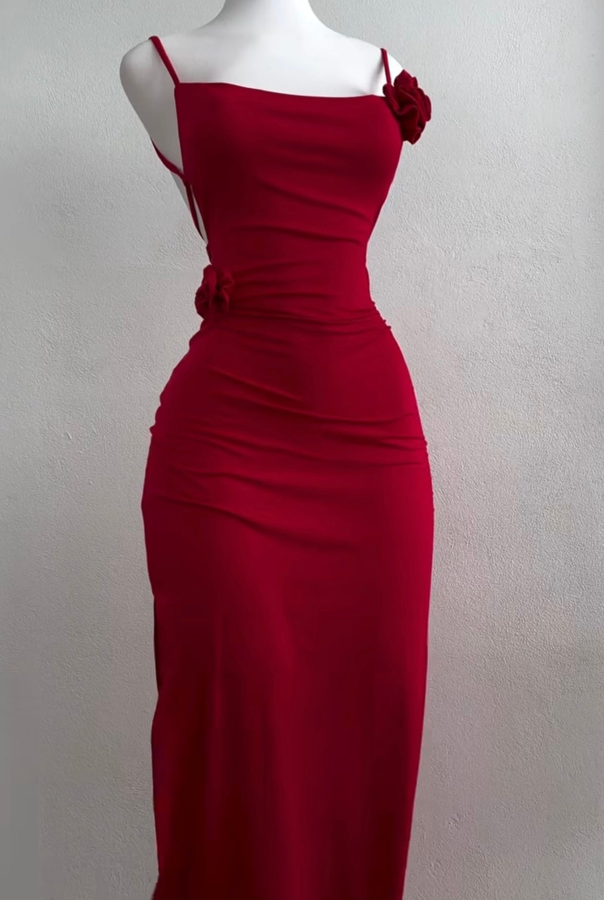 Rosy Red Dress