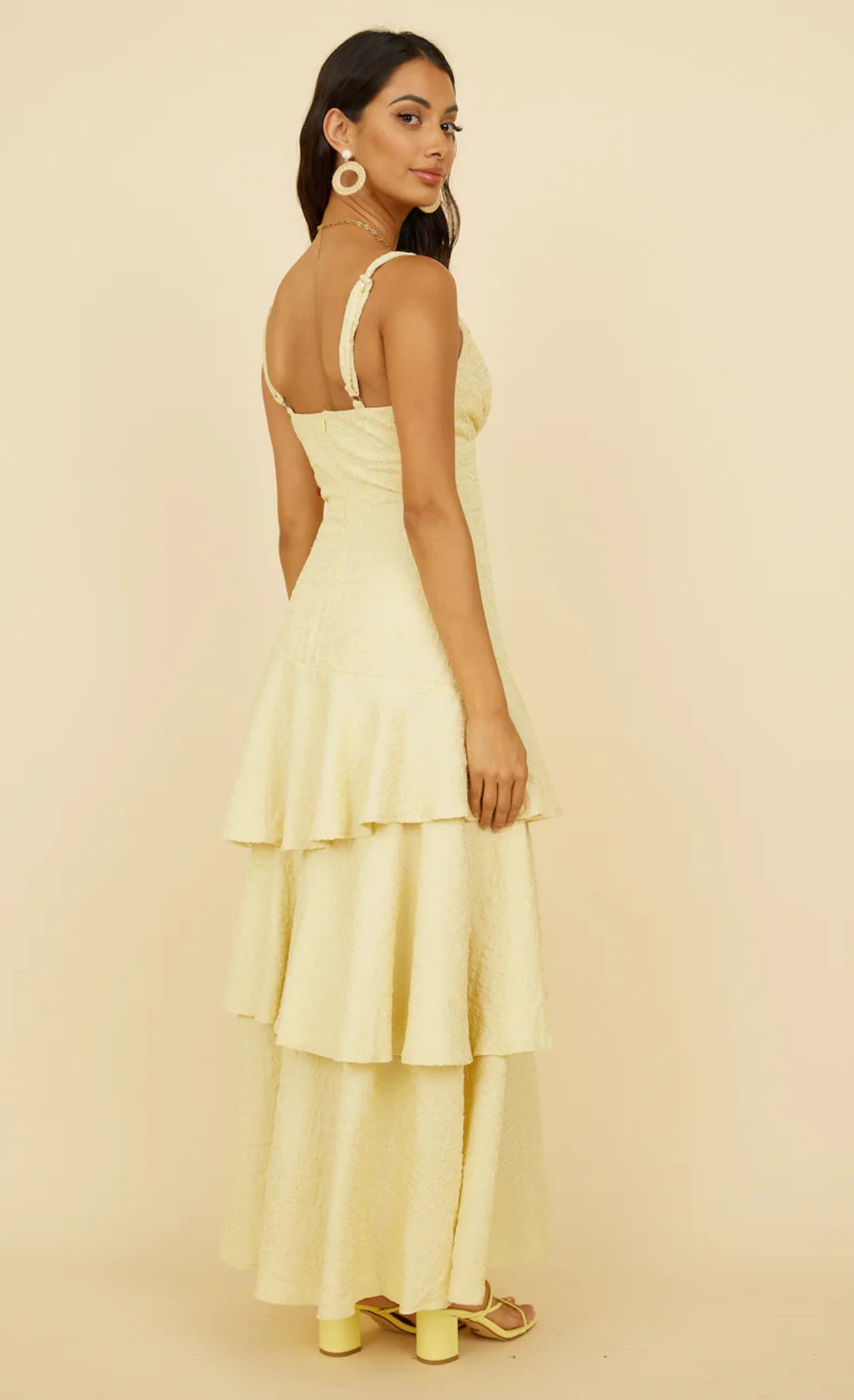 Oh Sunflower Dreams Maxi Dress Yellow