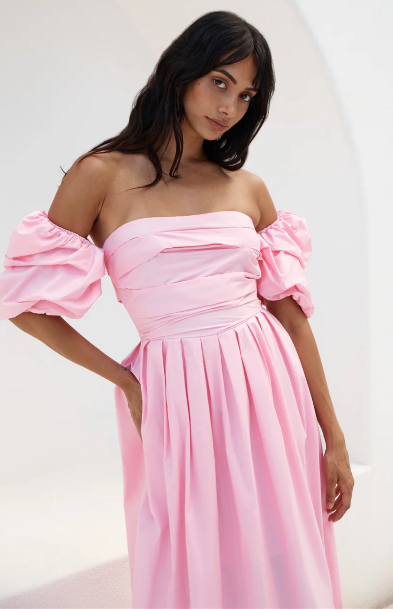 Puffy Balloon Pink Dress