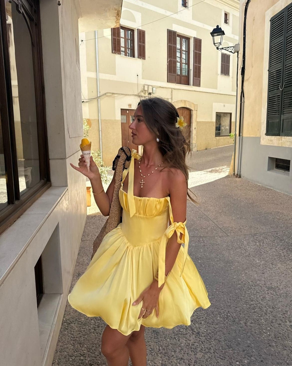 Pretty Yellow Summer Dress
