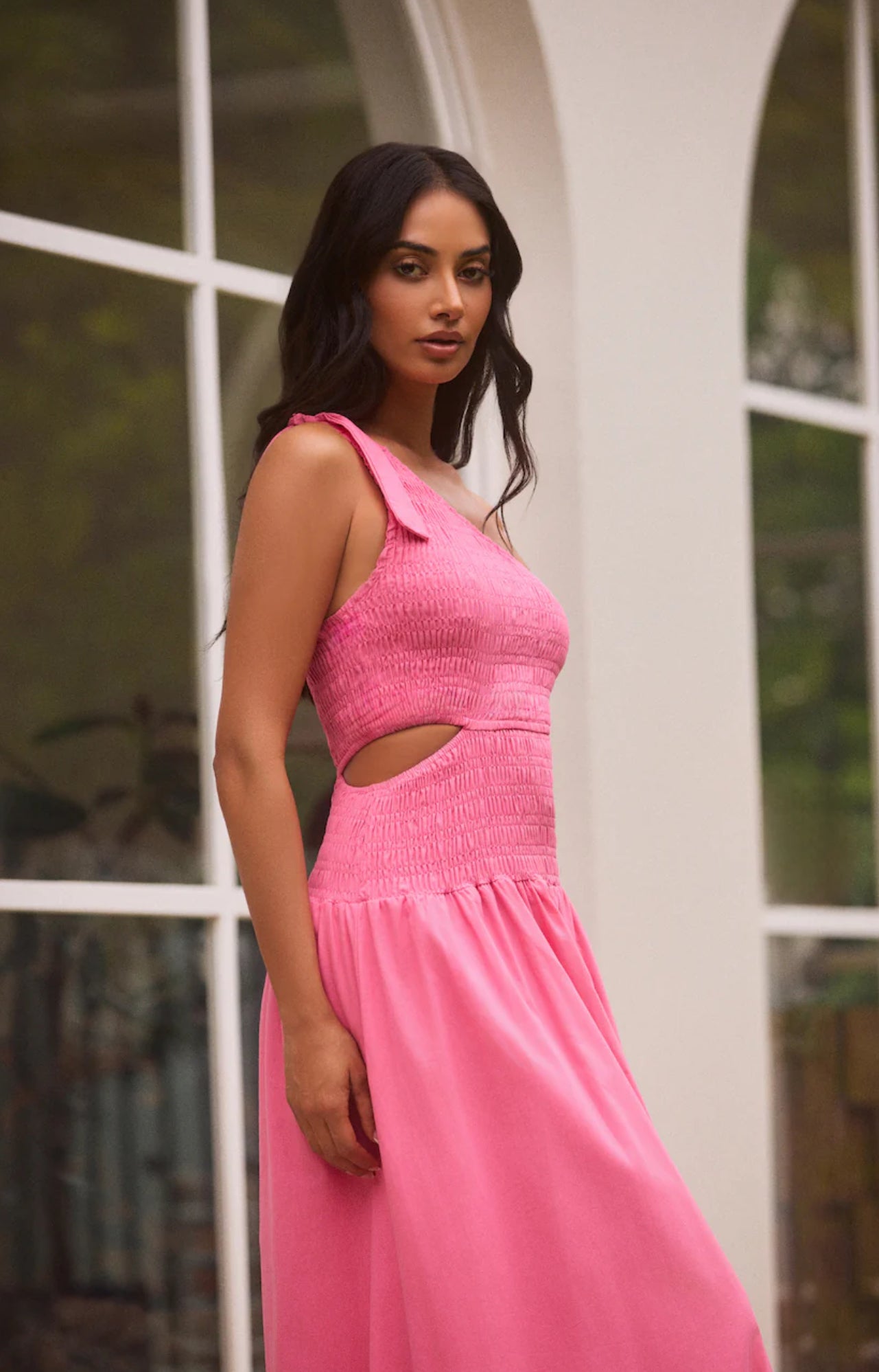 Daffodil Pink Summer Dress