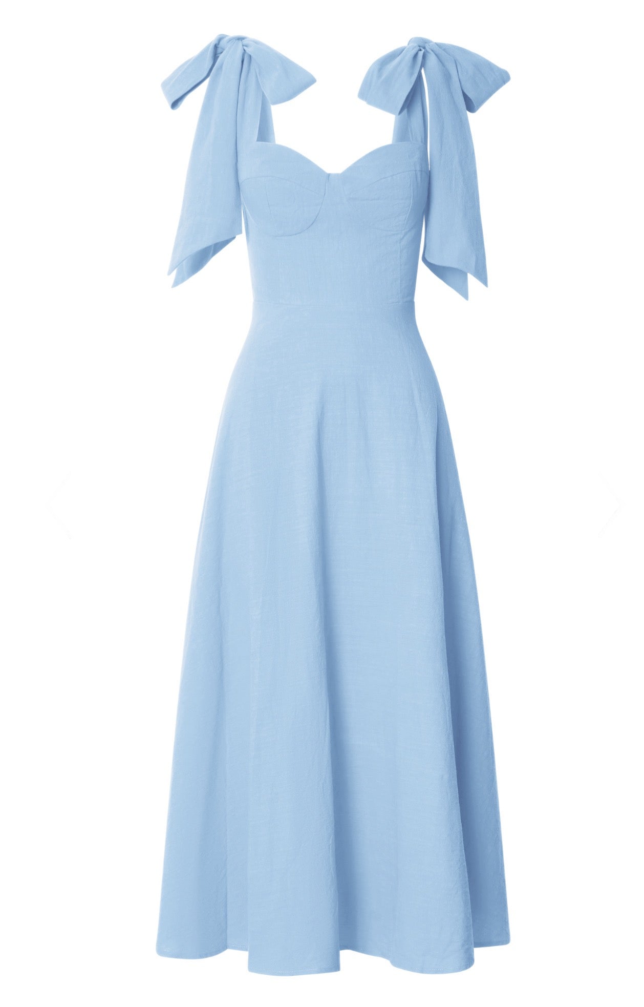 Shoulder Bow Maxi Dress