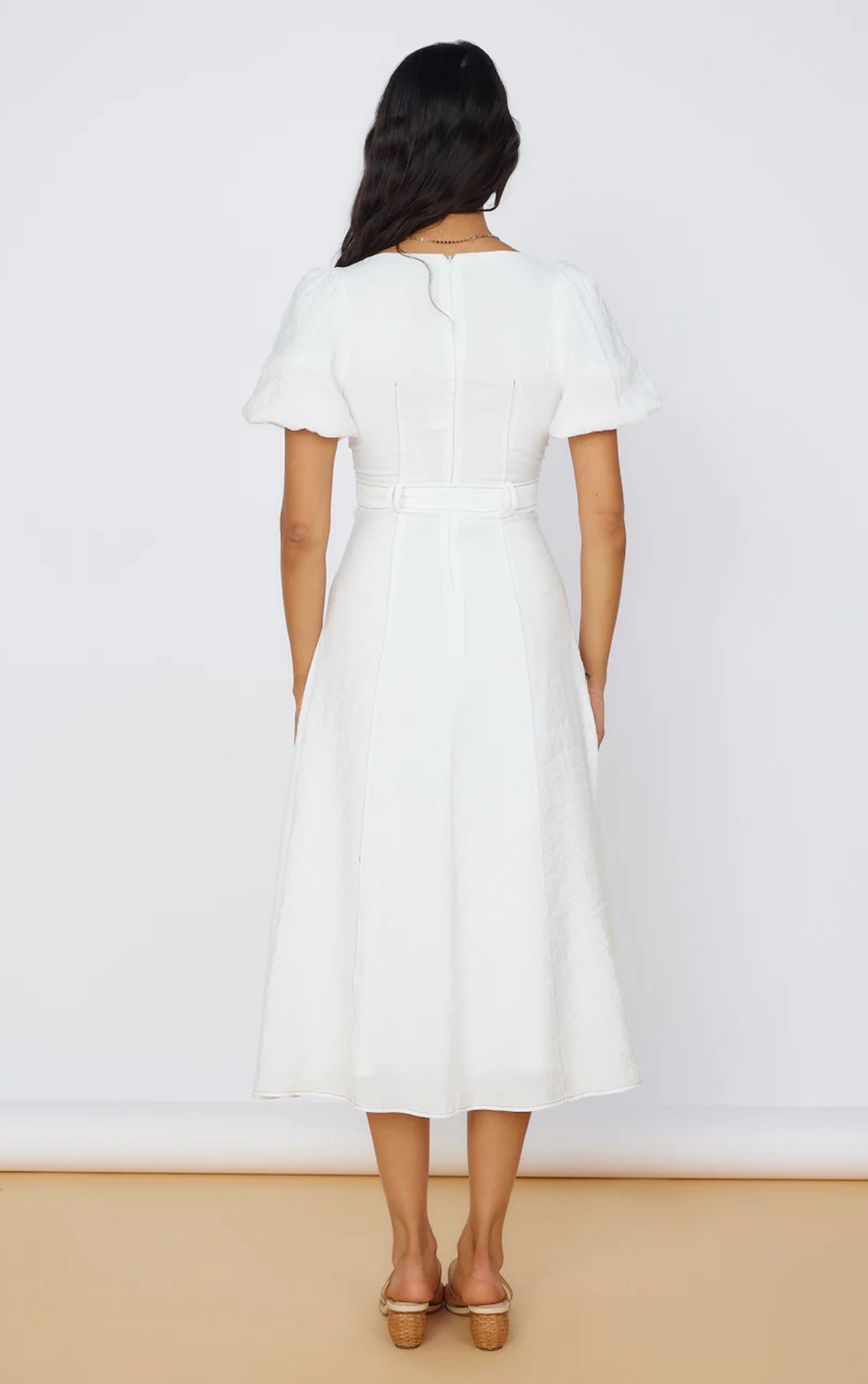 Statement Bow Midi Dress