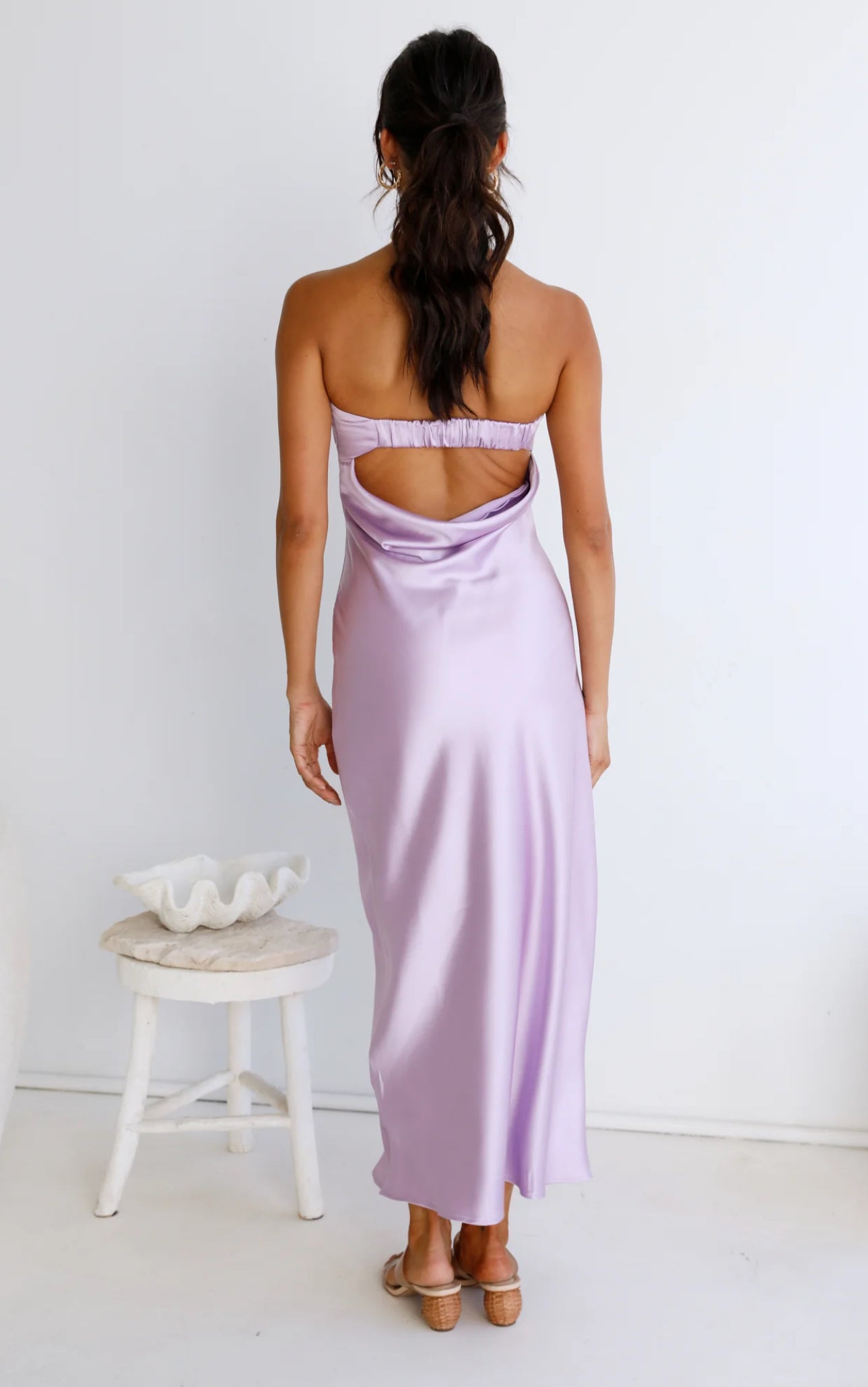 Glam Satin Maxi Dress