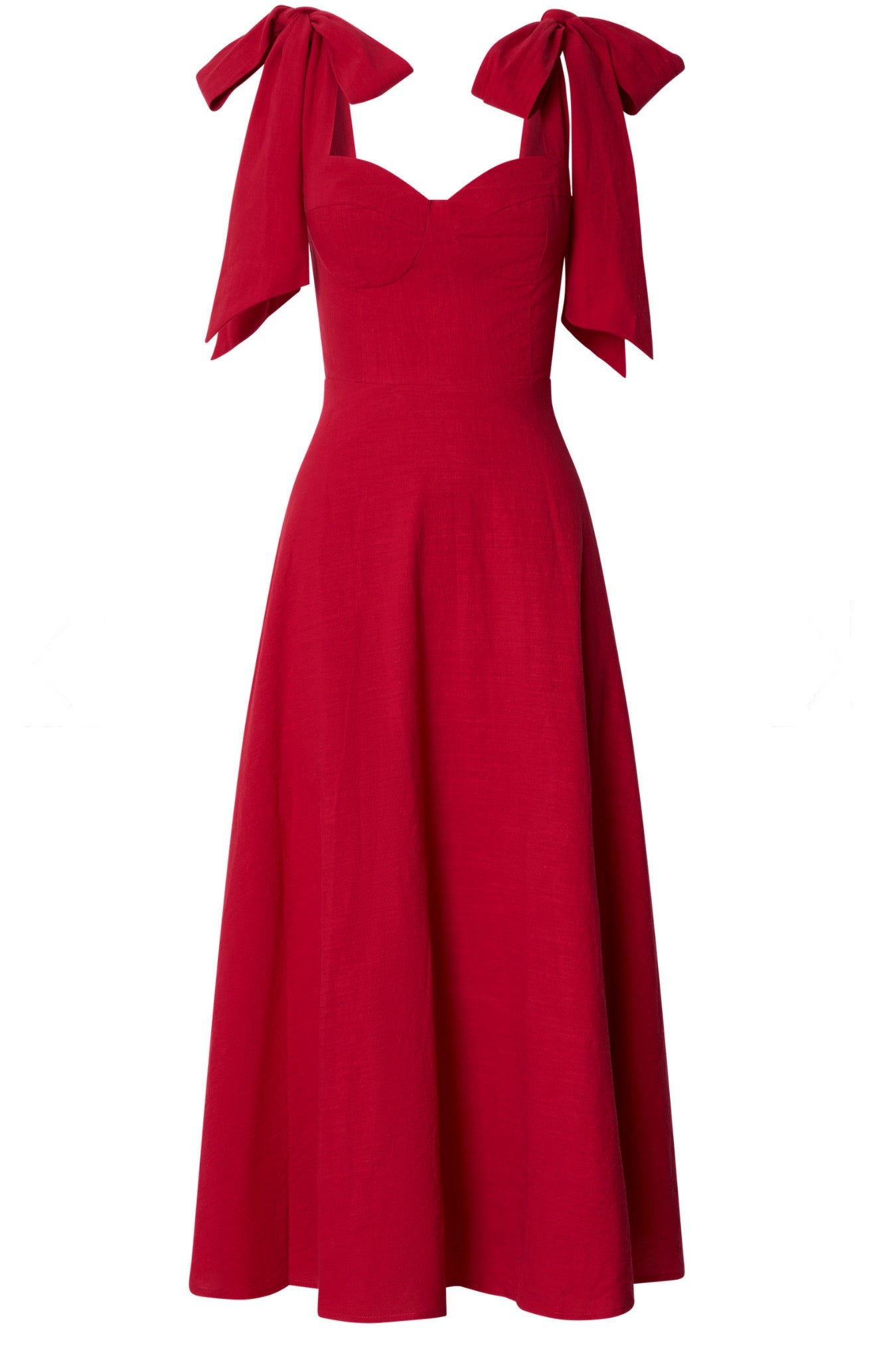 Shoulder Bow Maxi Dress