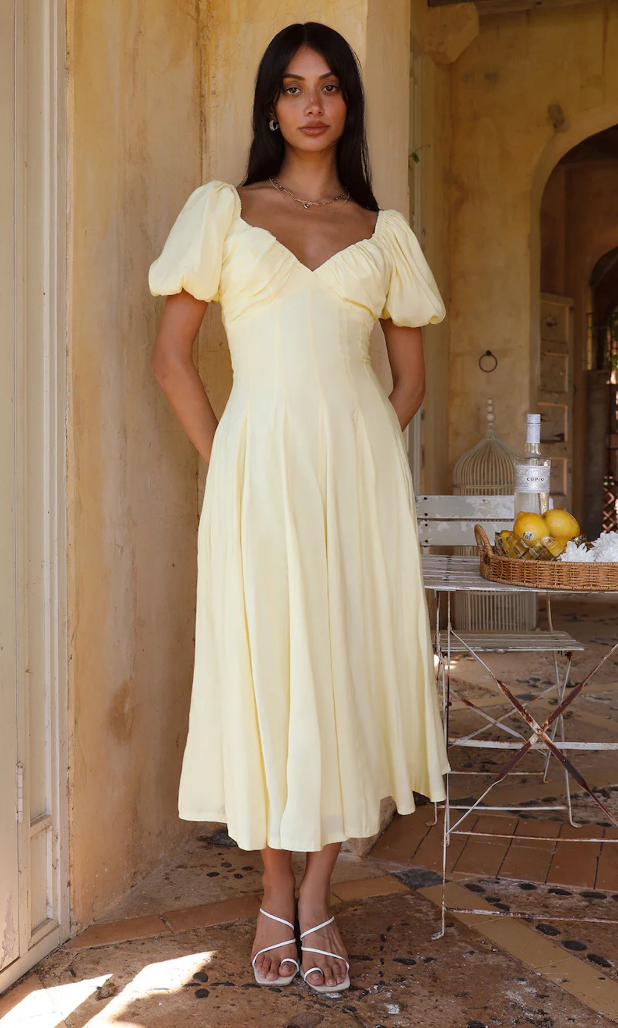 Poetic charm Midi Dress