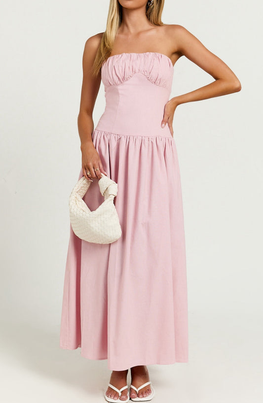 Fairy Long Pink Dress