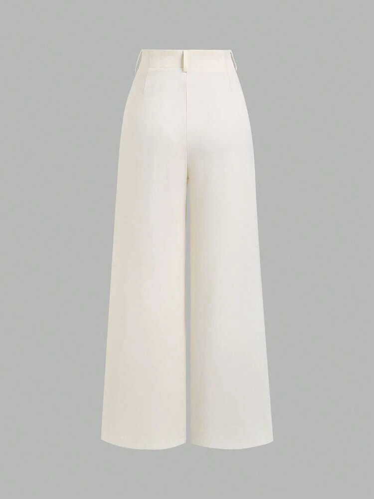 Women's Casual Elegant Pleated Loose Wide-Leg Pants