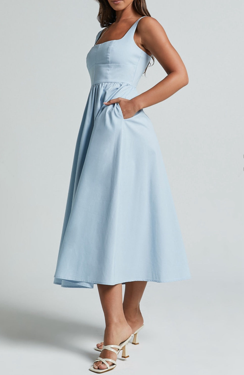 Sunny Attire Blue Maxi Dress