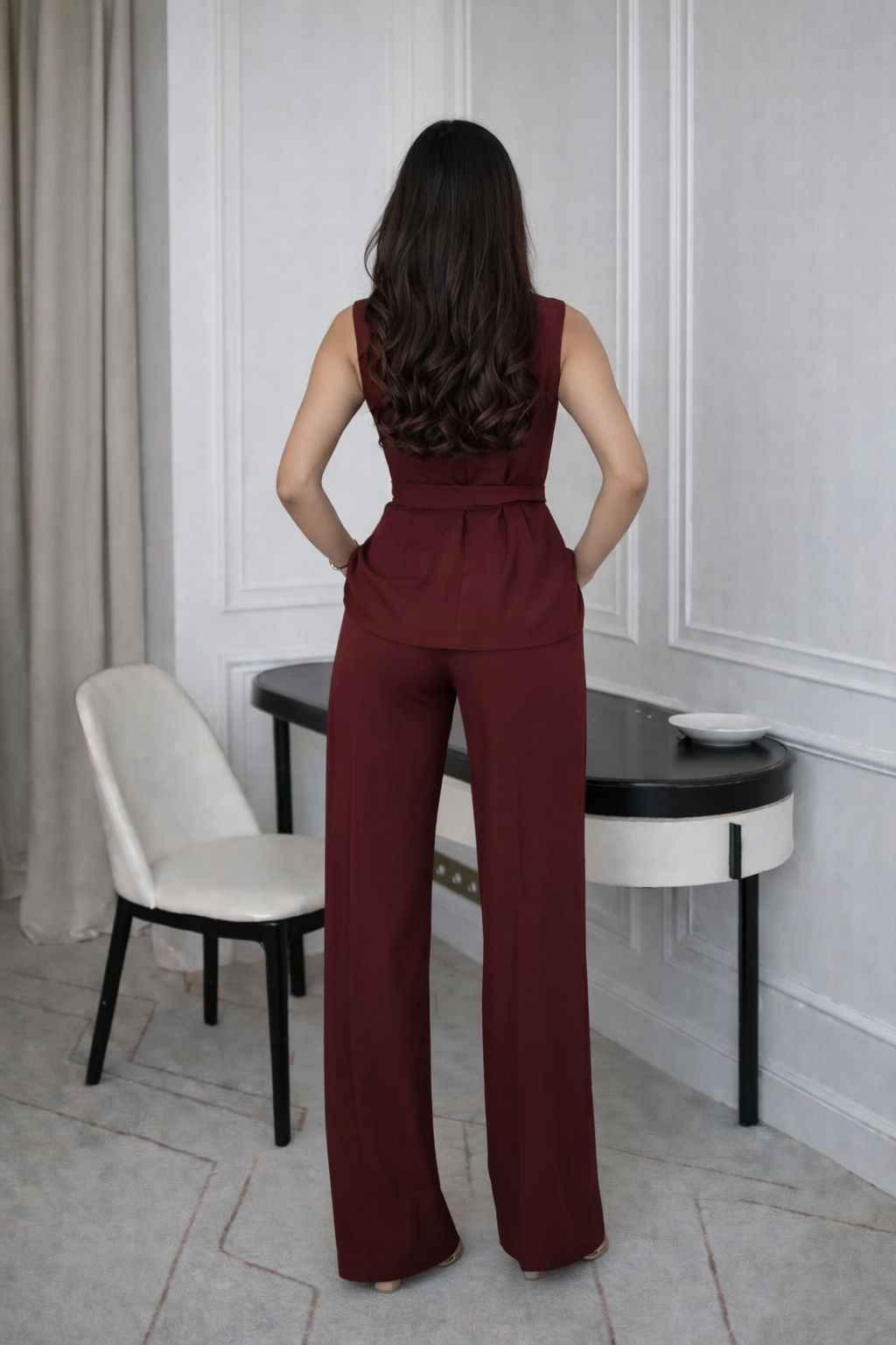 Elegant Women Classic Formal Coord Set