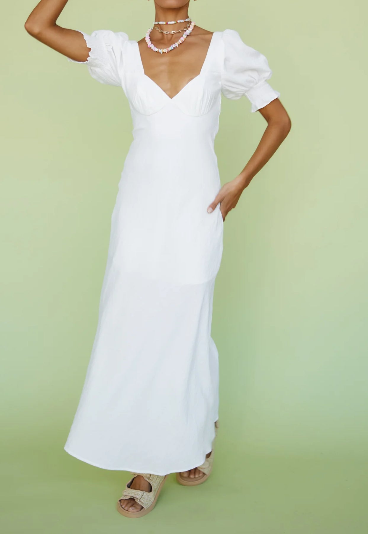 Wonder White Maxi Dress