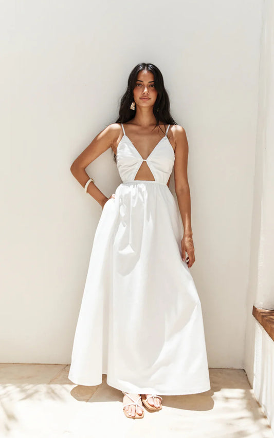 Trail Maxi Dress White