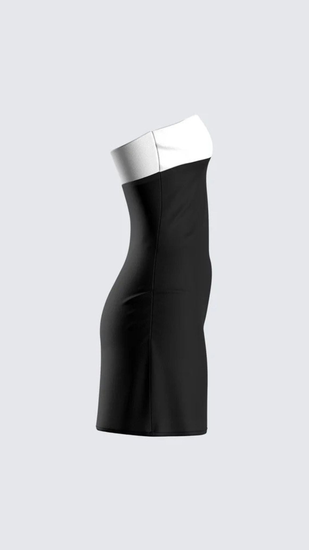 Monochrome Tube Dress