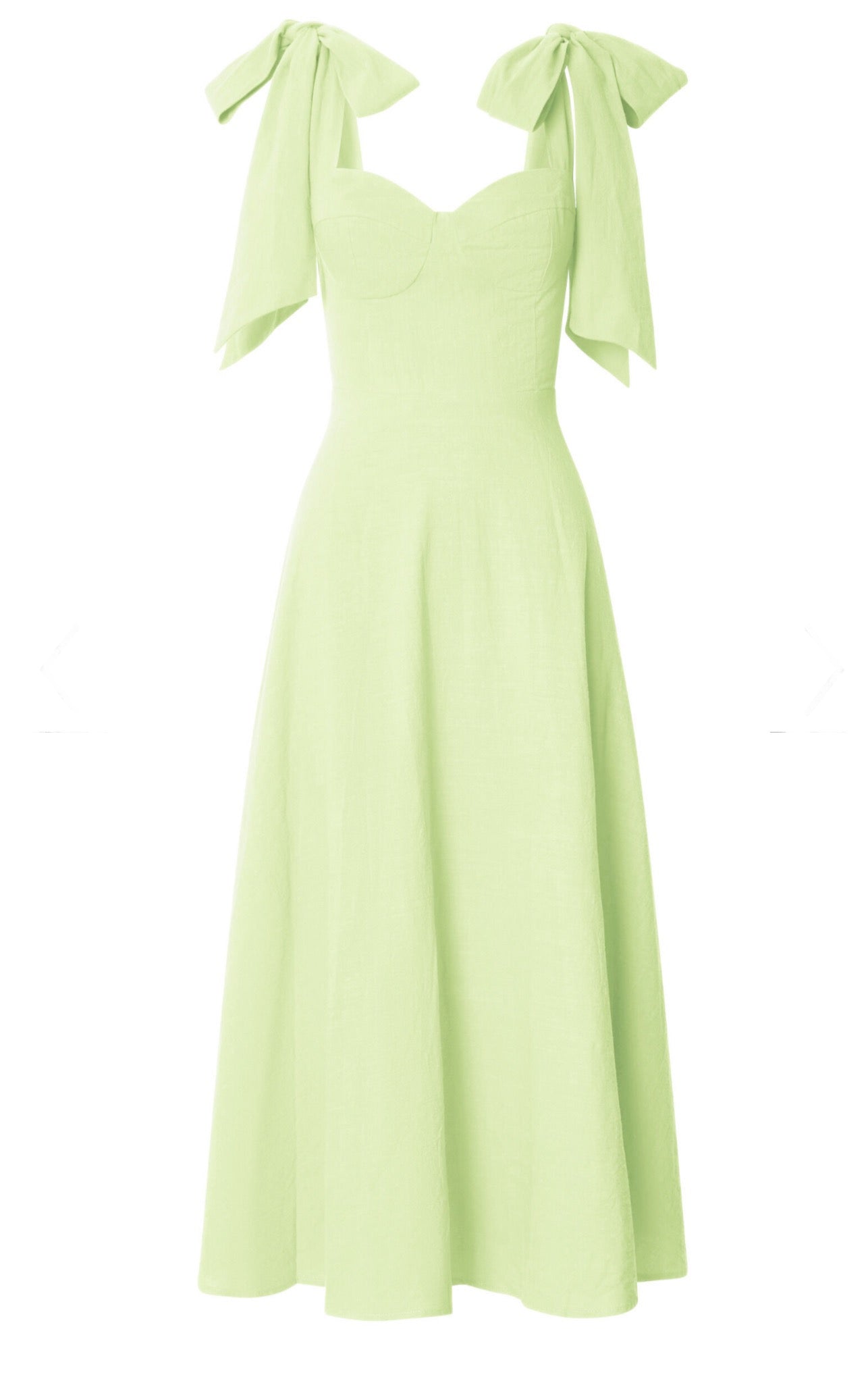 Shoulder Bow Maxi Dress