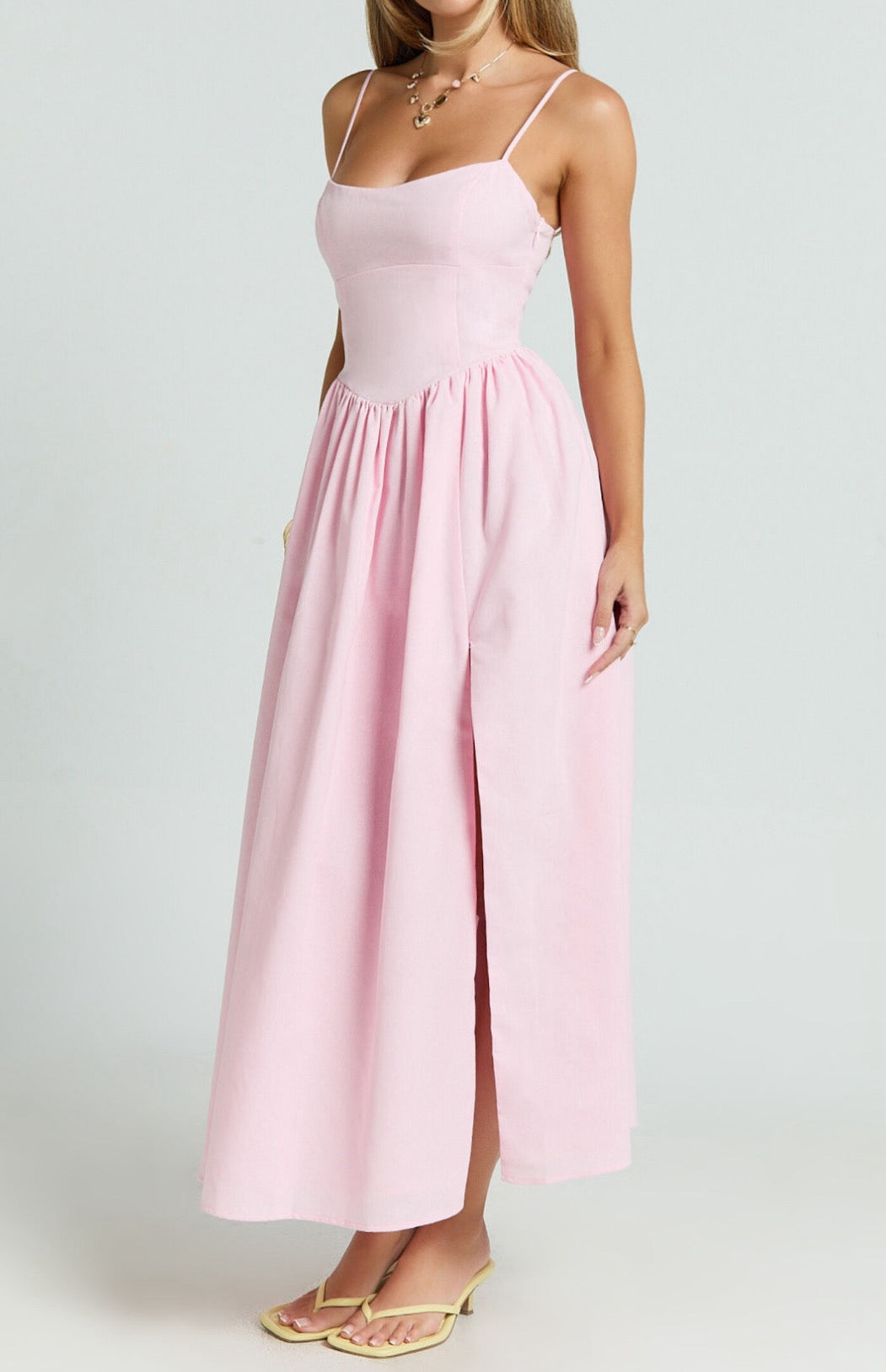 Summer whisper Cotton Midi Dress