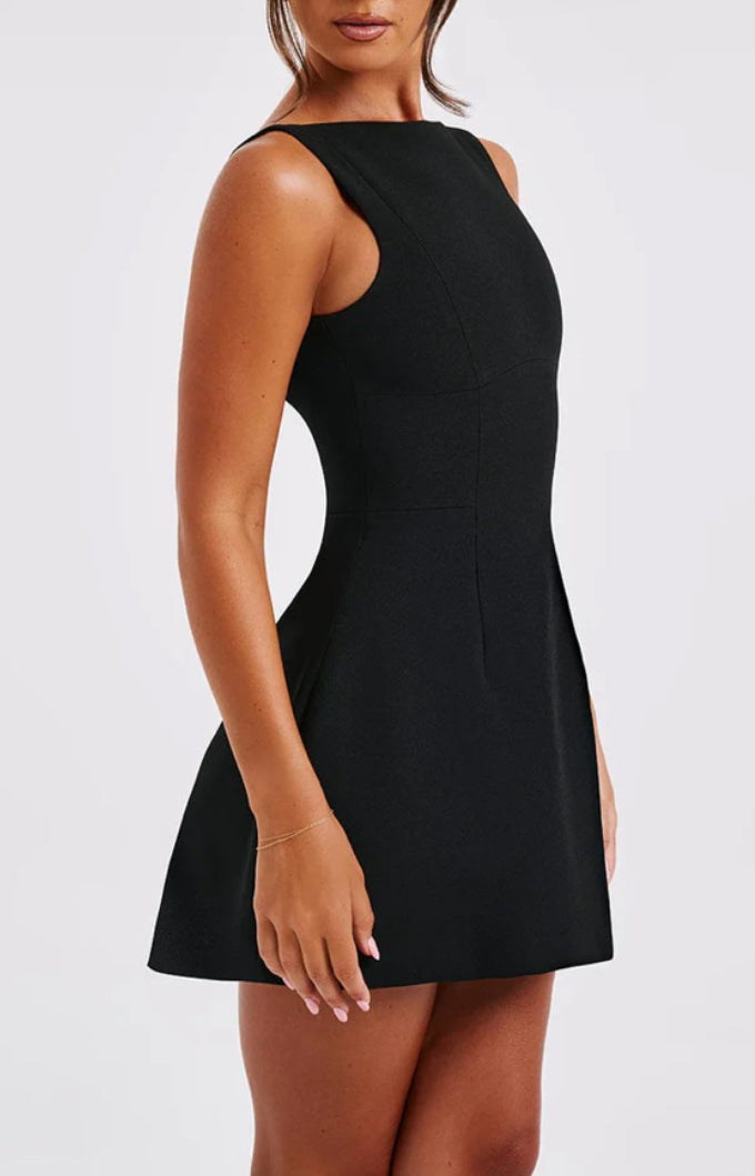 Black Mini Rayssa Dress