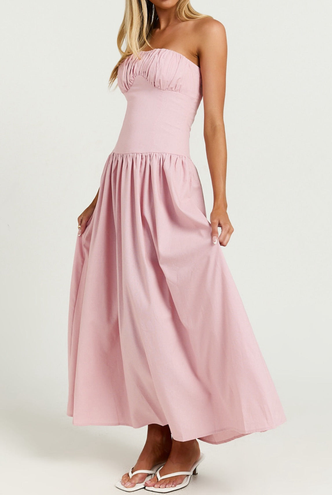 Fairy Long Pink Dress