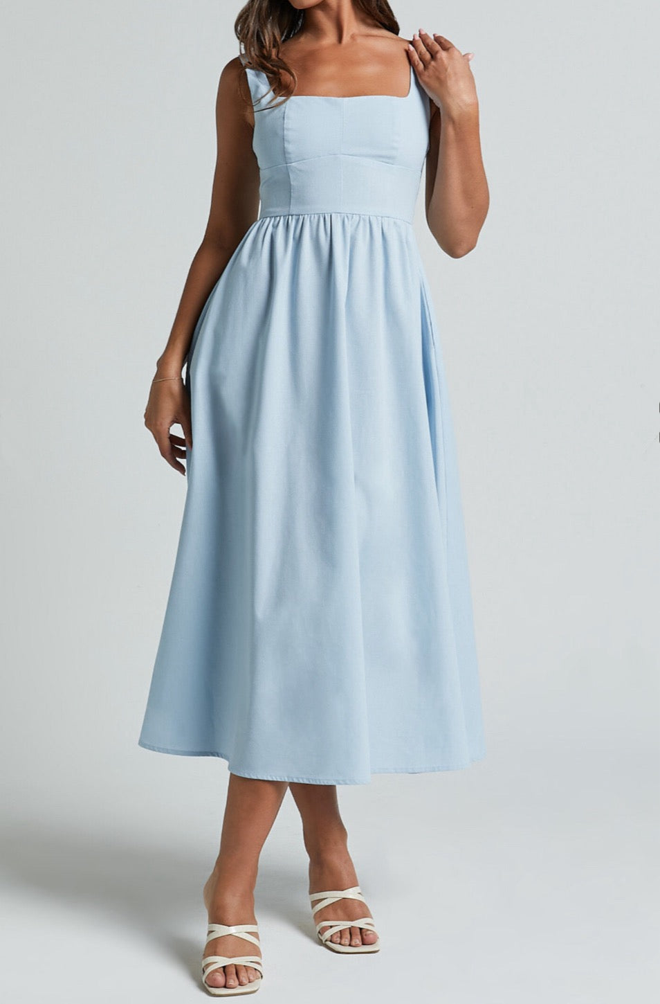 Sunny Attire Blue Maxi Dress