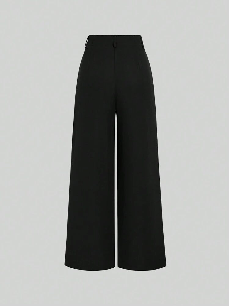 Women's Casual Elegant Pleated Loose Wide-Leg Pants