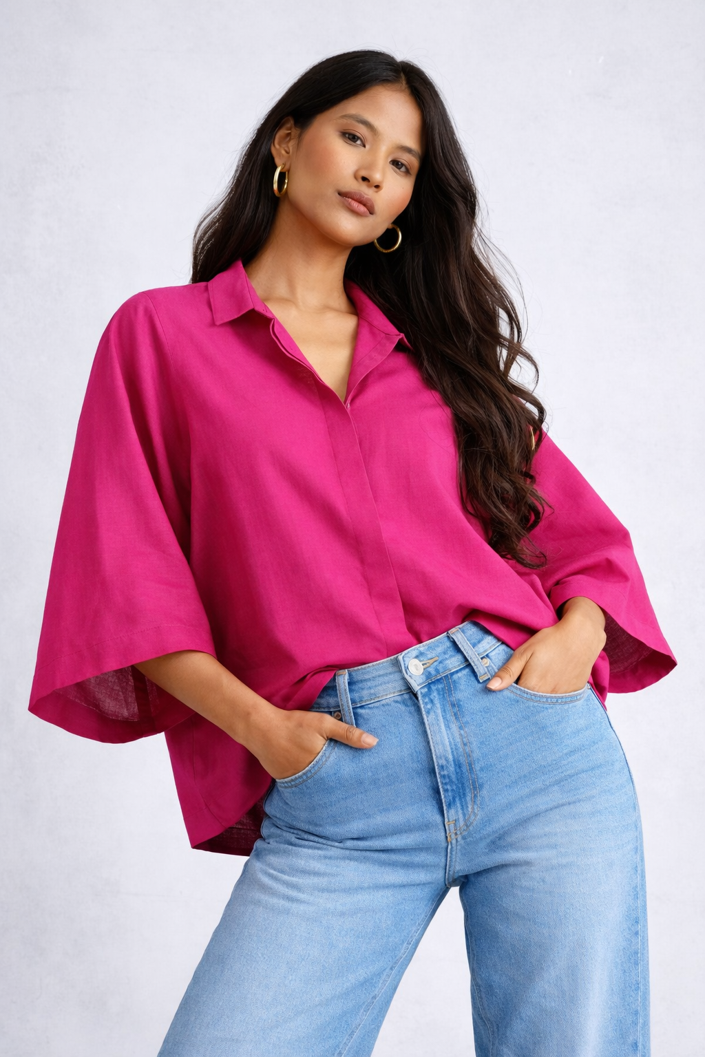 Oversized Shirt for Women | Relaxed Fit Casual Top
