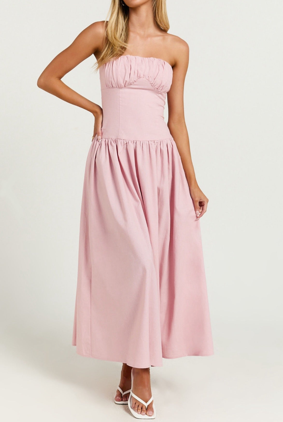 Fairy Long Pink Dress