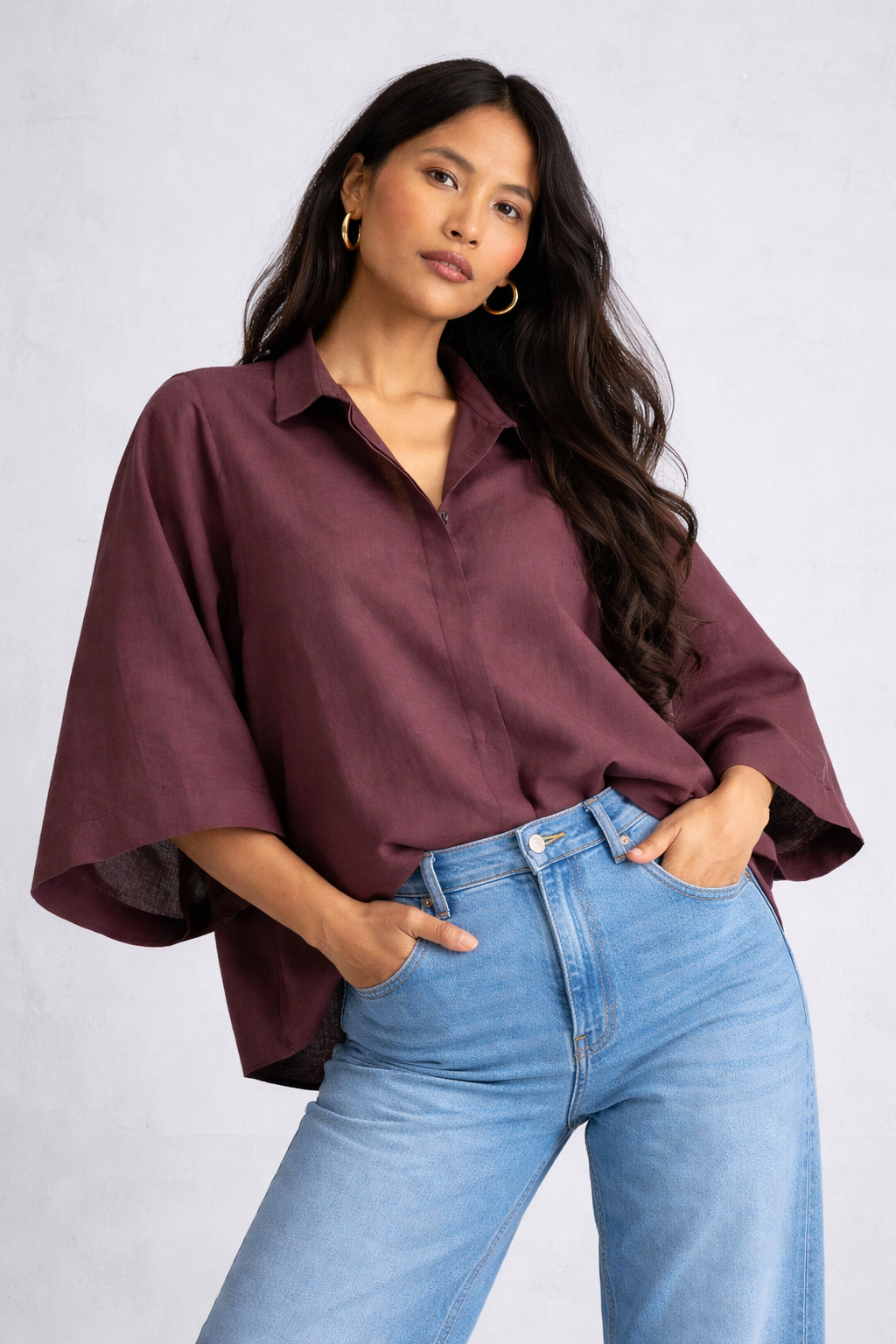 Oversized Shirt for Women | Relaxed Fit Casual Top