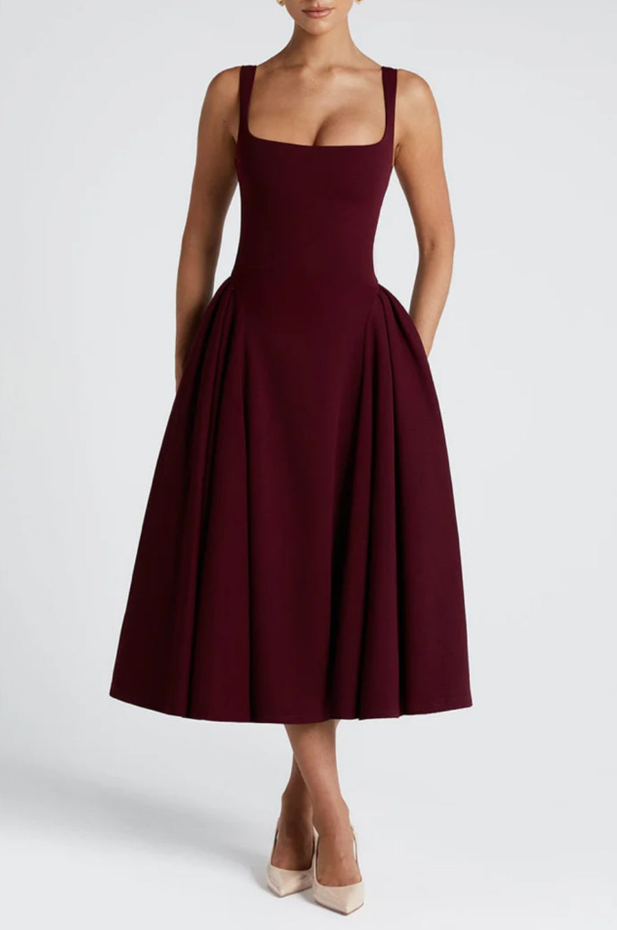 Bella Midi Elegant Dress