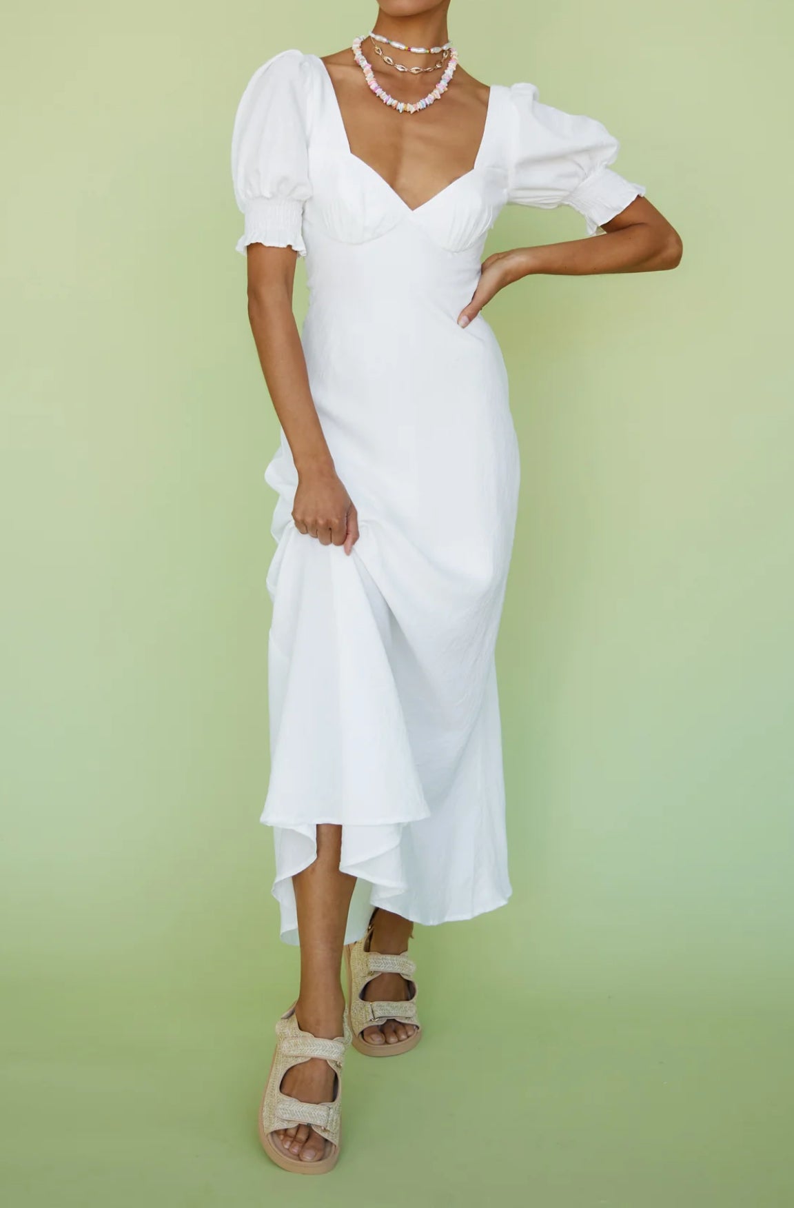 Wonder White Maxi Dress