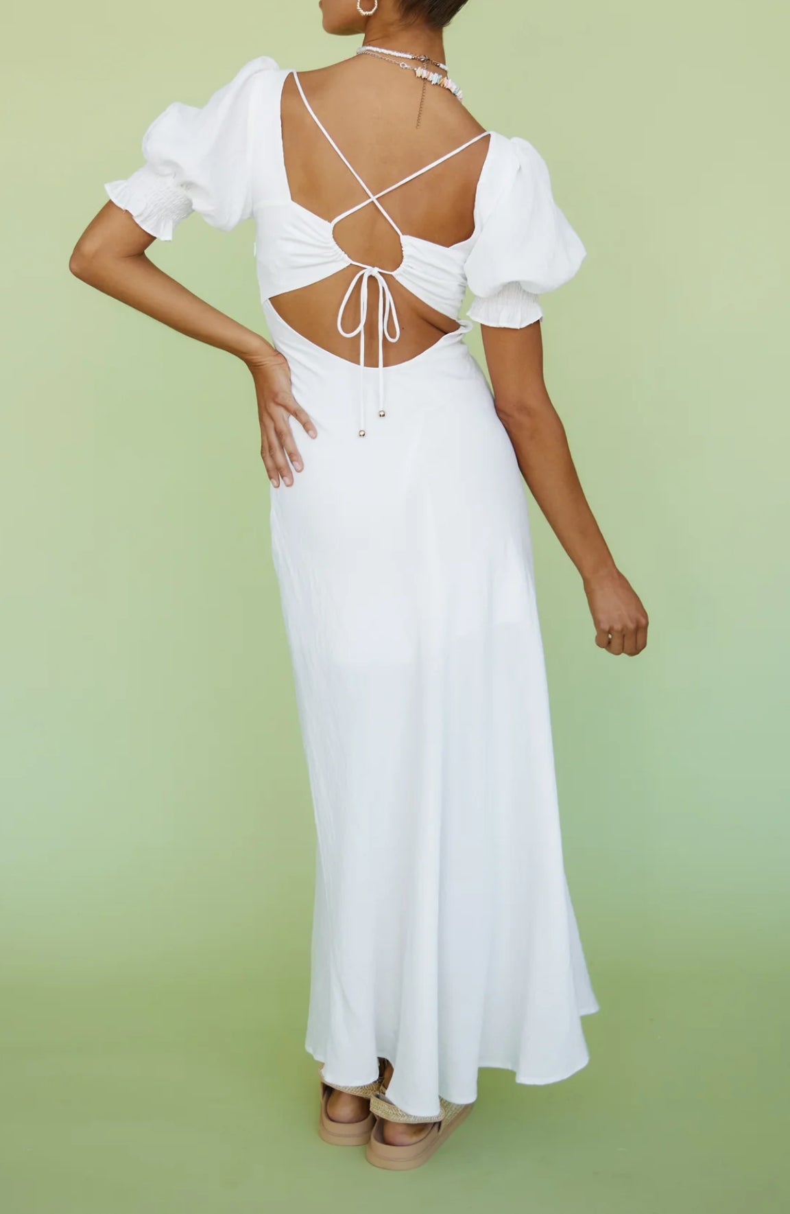 Wonder White Maxi Dress