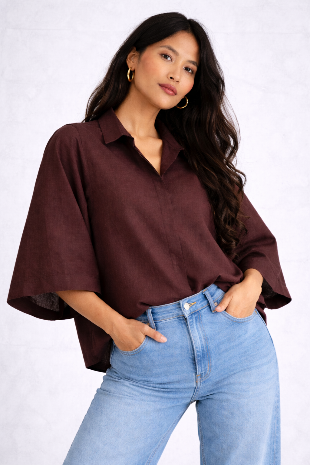 Oversized Shirt for Women | Relaxed Fit Casual Top