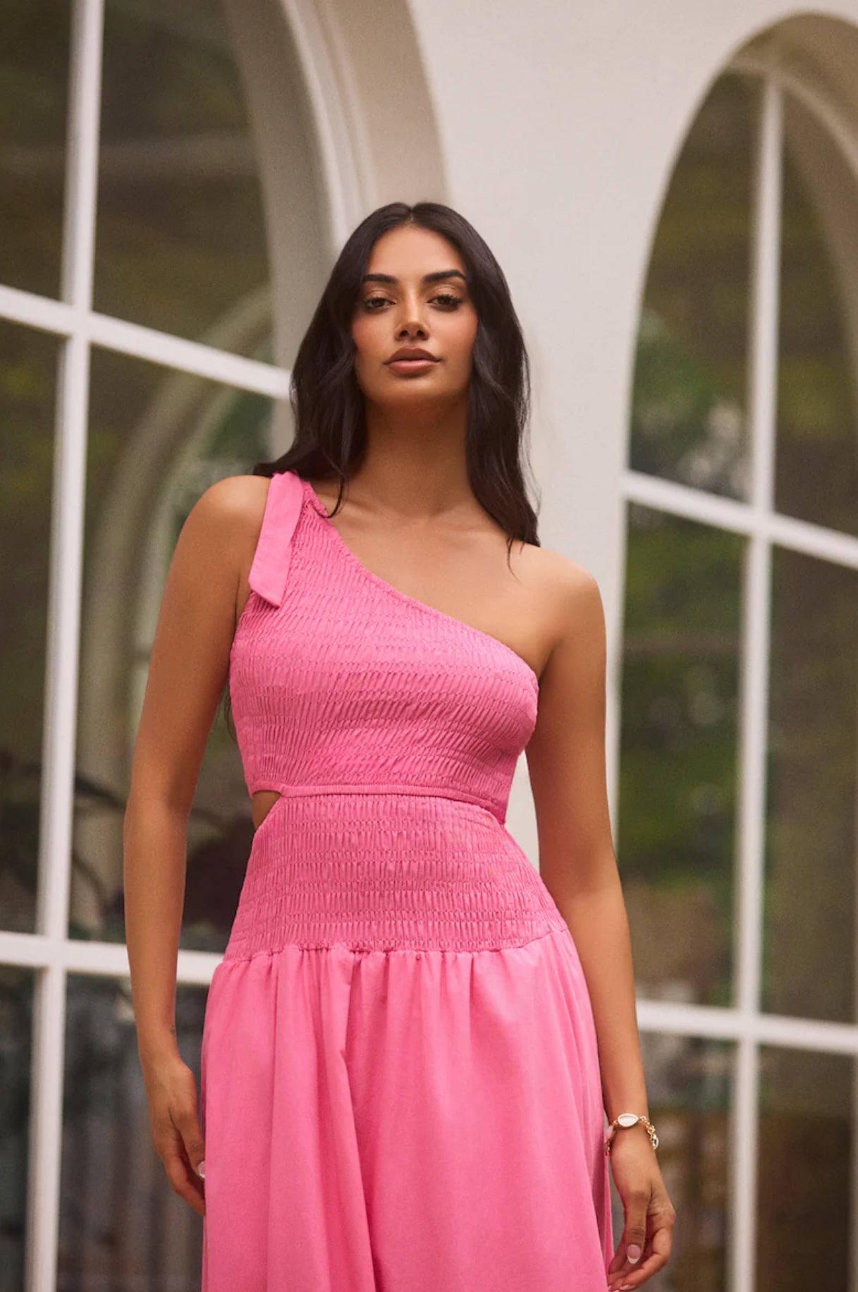 Daffodil Pink Summer Dress
