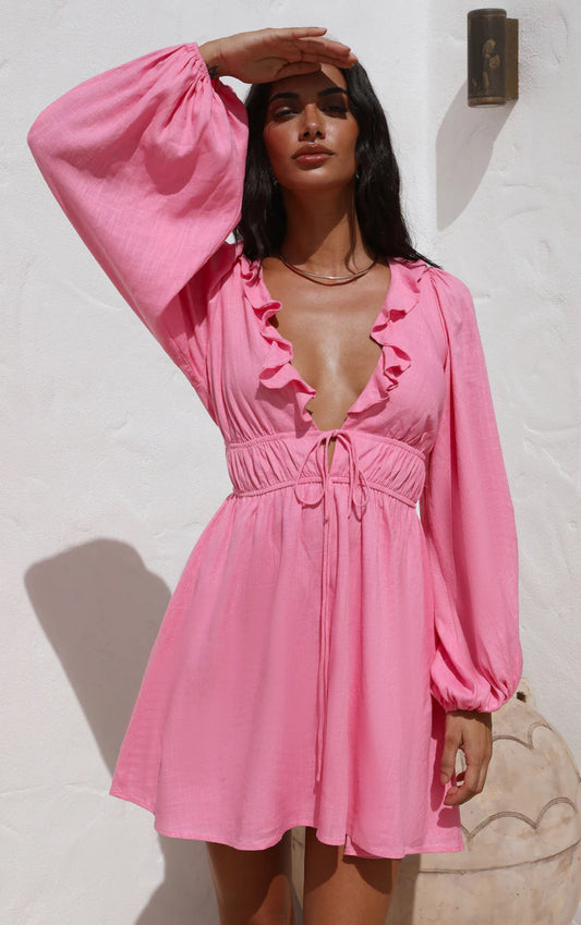 Lovers dance Mini Pink Dress