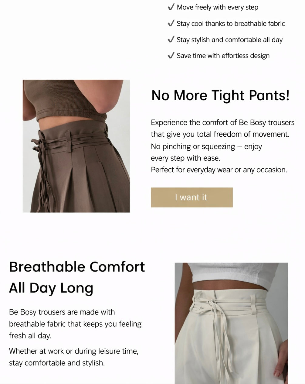 Bossy Effortless Trousers