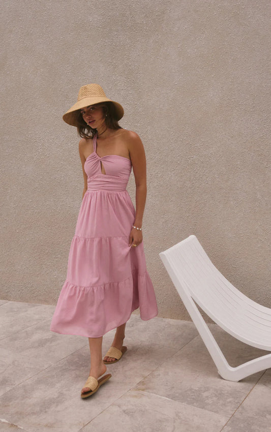 Ocean breeze one shoulder maxi dress