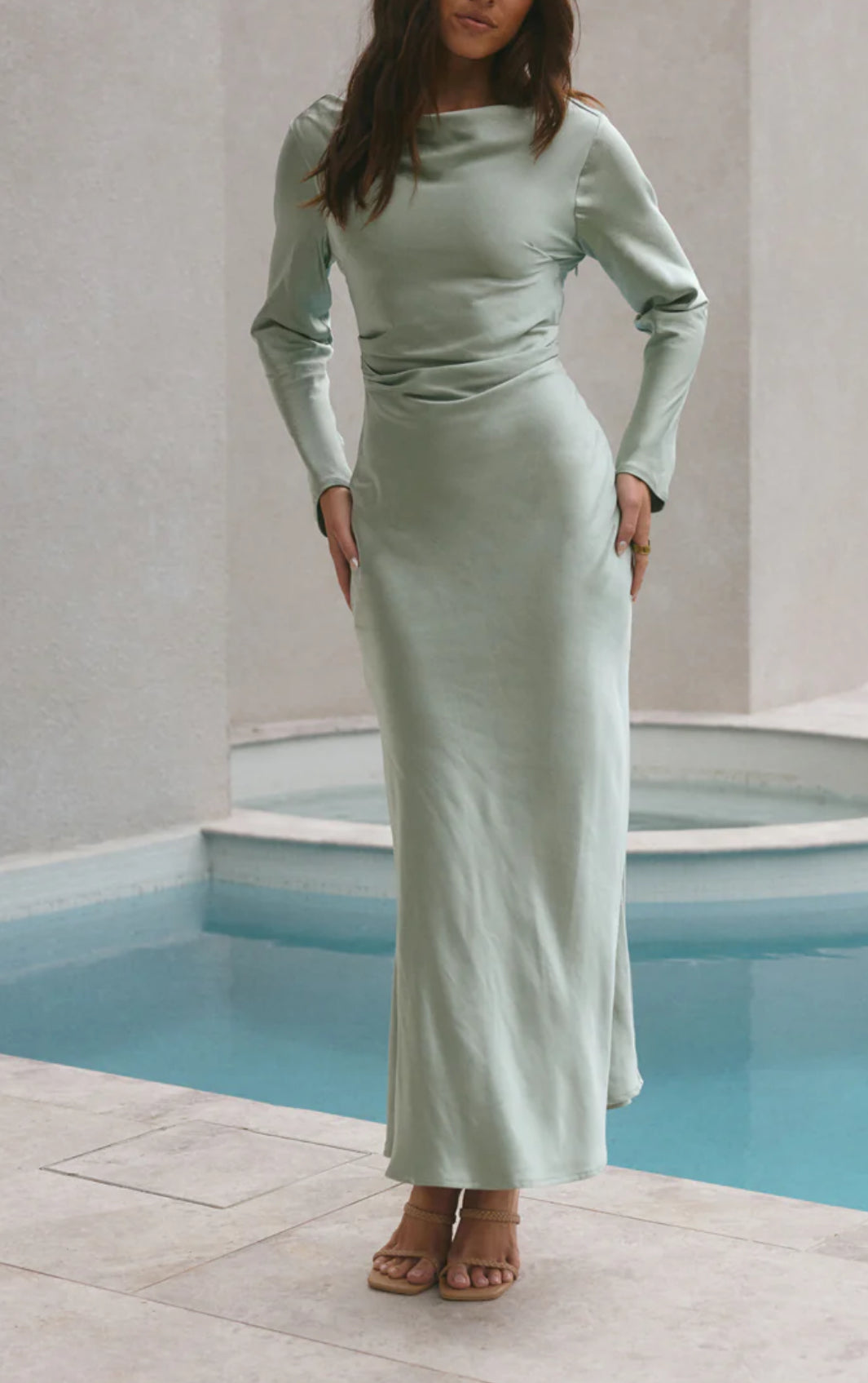 Classic satin Dress