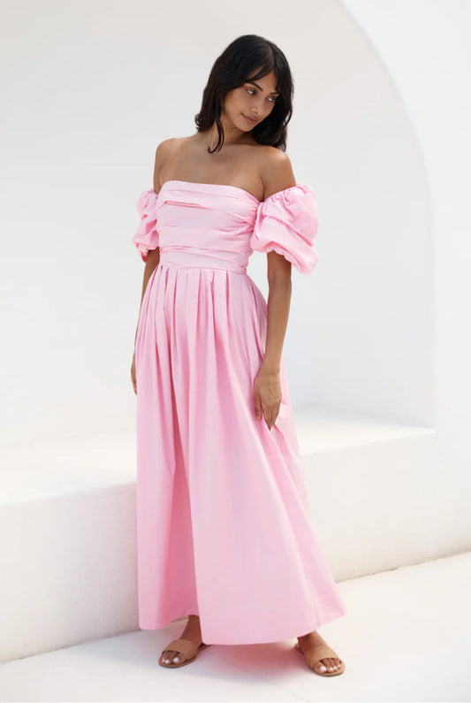 Puffy Balloon Pink Dress